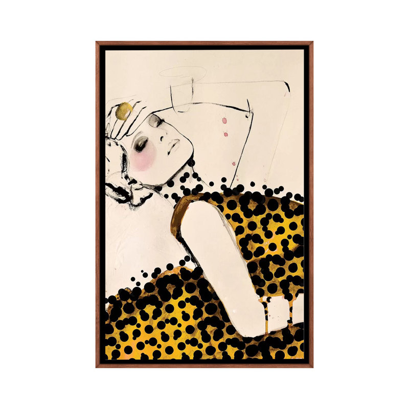 Current 1 Piece Wall Art on Canvas, 101.6 cm H x 66.04 cm W, Classic Brown Wood Framed Canvas