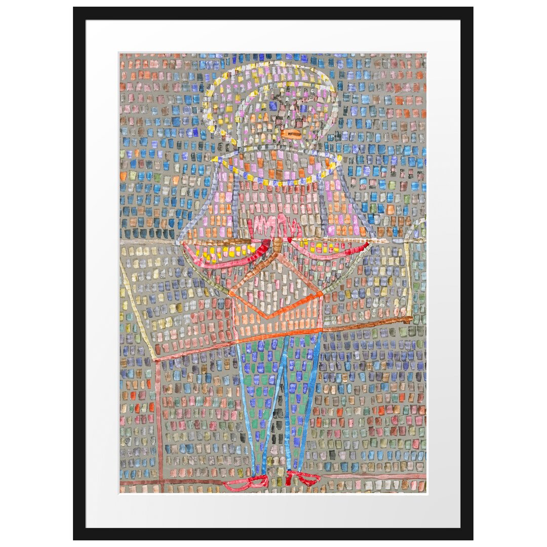 Gerahmter Kunstdruck Trim Youngster von Paul Klee