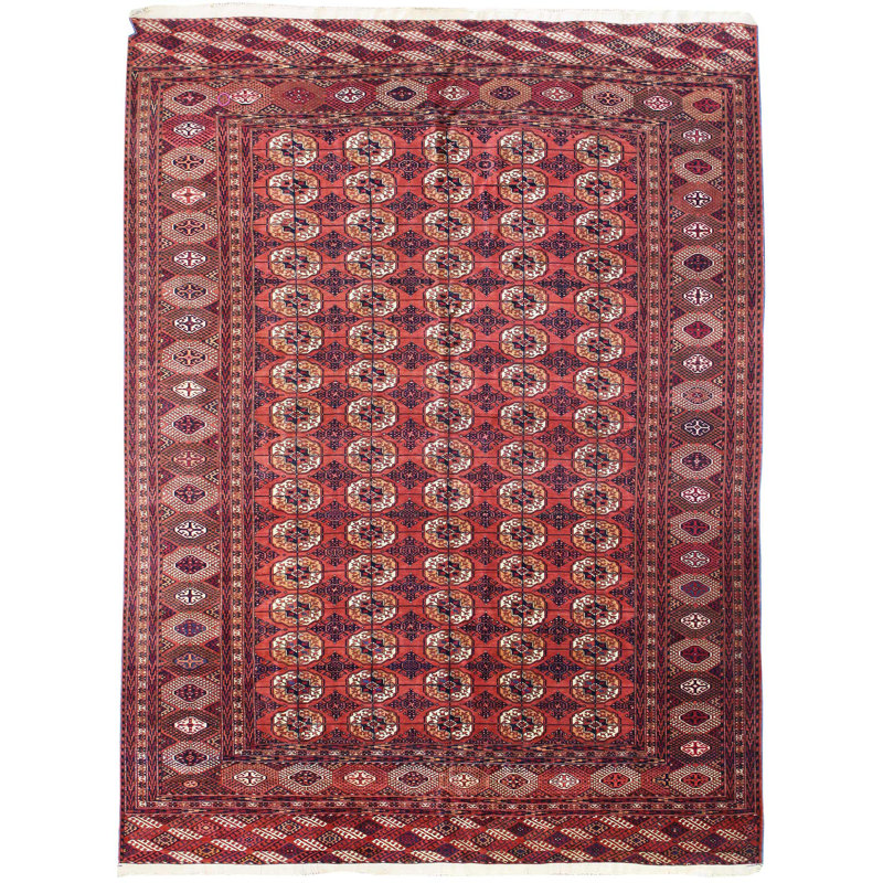 Tekke One-of-a-Kind 8' X 10'7" Hand Knotted Area Rug