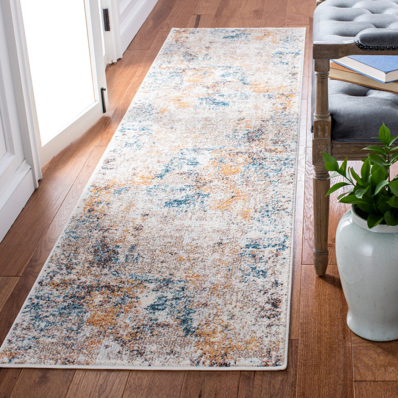 Crystal Performance Abstract Rug, Runner 2'2" x 9'