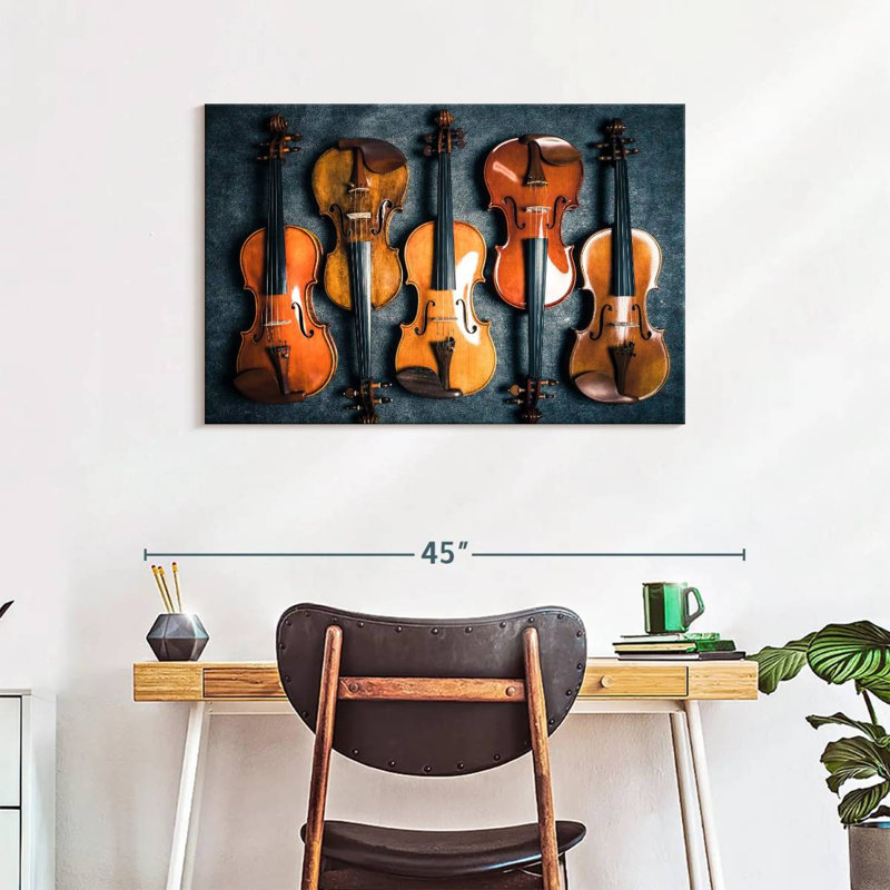 Abarca Violin Collection, 24" H x 36" W