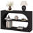 55" Farmhouse Console Table,3-Tier Large Capacity Long Entryway Table Sofa Table with Oval Hollowed Out-924722119