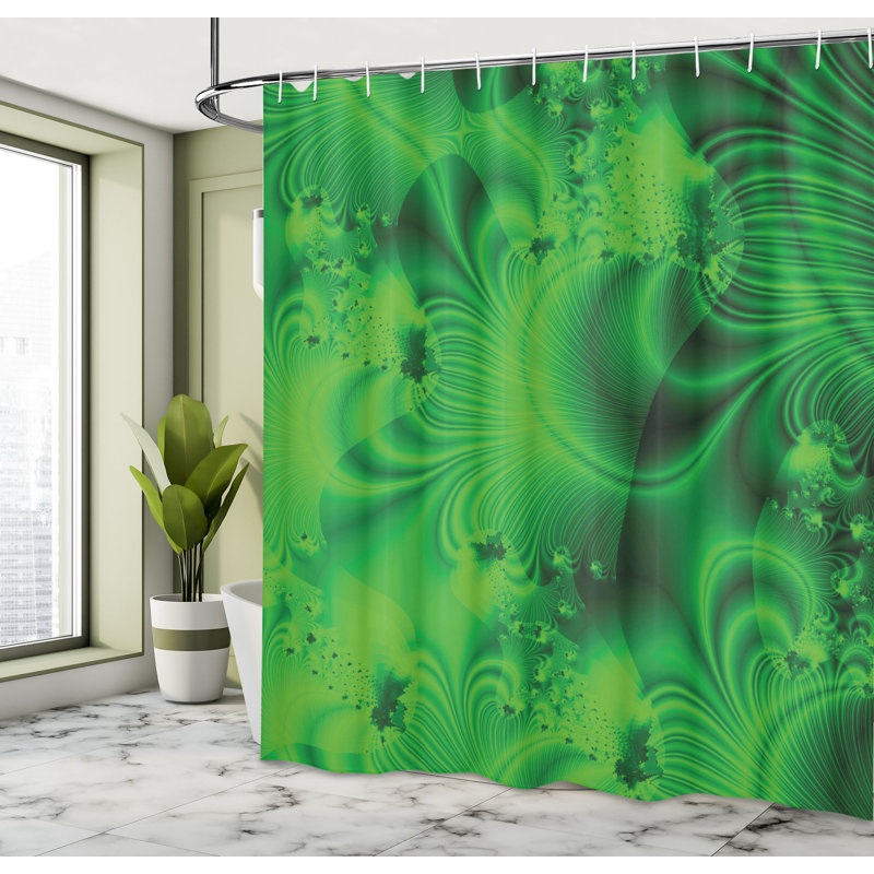 Shower Curtain with Hooks Included