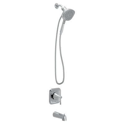 Ronan Single Handle Tub/Shower With Magnetix Rainshower