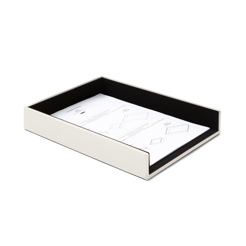 Sergent Leather Paper Organiser, White