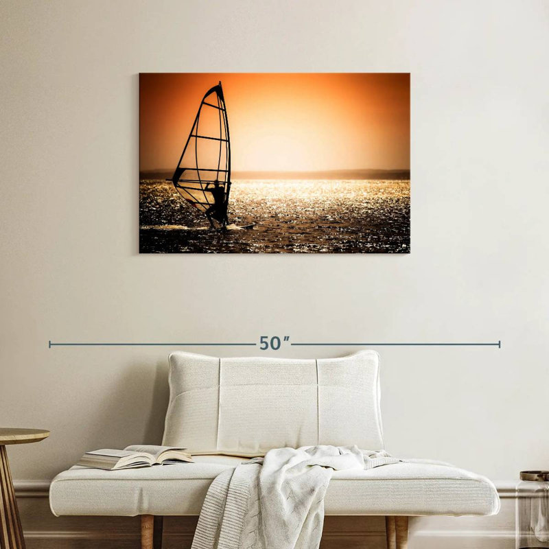 Sireci Windsurfer Sunset, 24" H x 36" W