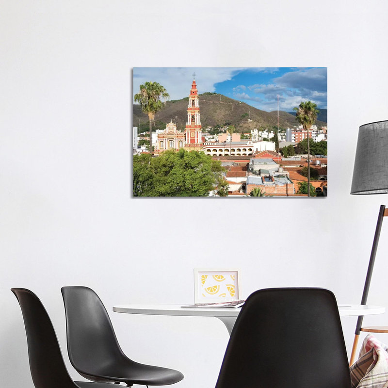 Church San Francisco. Town of Salta, located in the foothills of the Andes. Argentina 1 Piece Wrapped Canvas Wall Art
