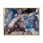 Fluide abstrait gris et bleu - Peinture sur toile-67324783-67324787
