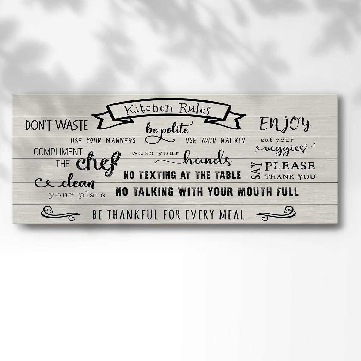 Wexford Home Rules Of The Kitchen | Wayfair