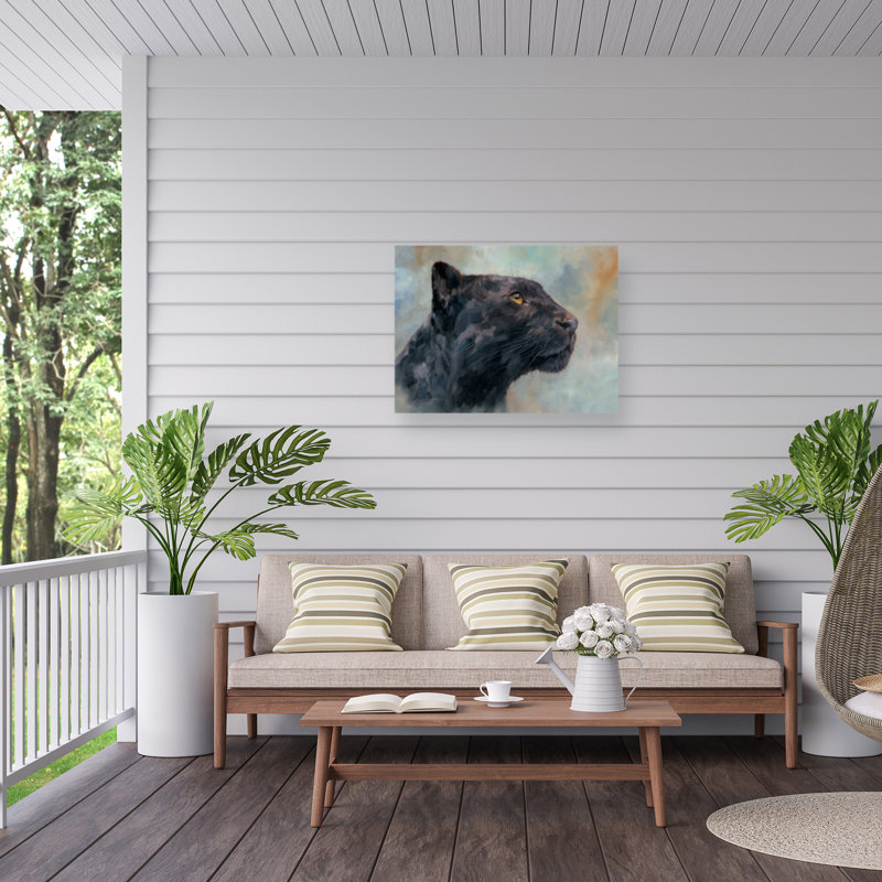 Toile d'extérieur David Stribble Panther, H 14 po x l 19 po