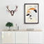 White Crane by Yashima Gakutei - Picture Frame Art Prints-55612636-55612640