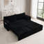 Canapé-lit convertible de 73 po, lit escamotable, canapé 3 en 1 avec poche latérale et ports USB