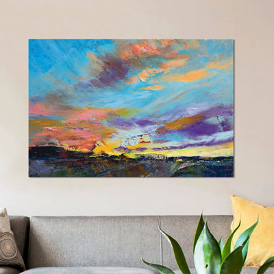 «Desert Highway» par Michael Creese - estampe numérique sur toile tendue avec châssis