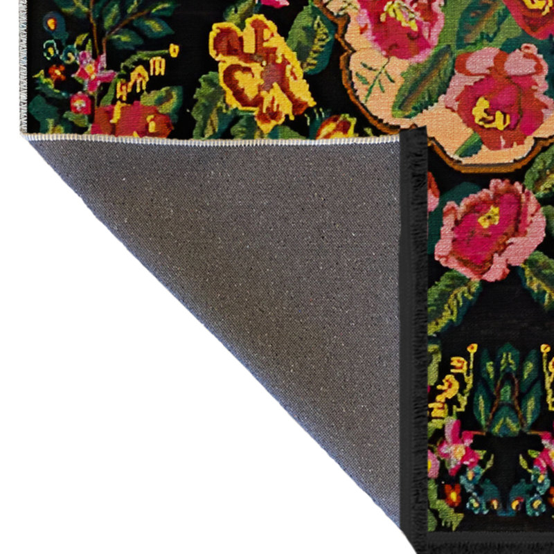 Tapis intérieur / extérieur Kutsi, Rectangle 2 pi 7 po x 4 pi 11 po