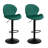 Lucah Swivel Adjustable Height Velvet Bar Stool with Shell Back-1213217544-1214878249