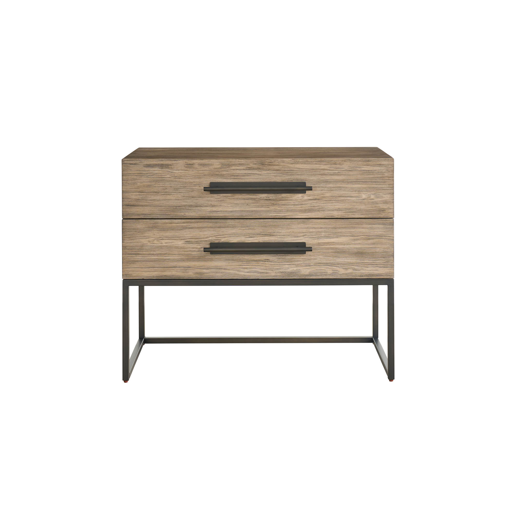 Baxley 2 - Drawer Nightstand, Brown