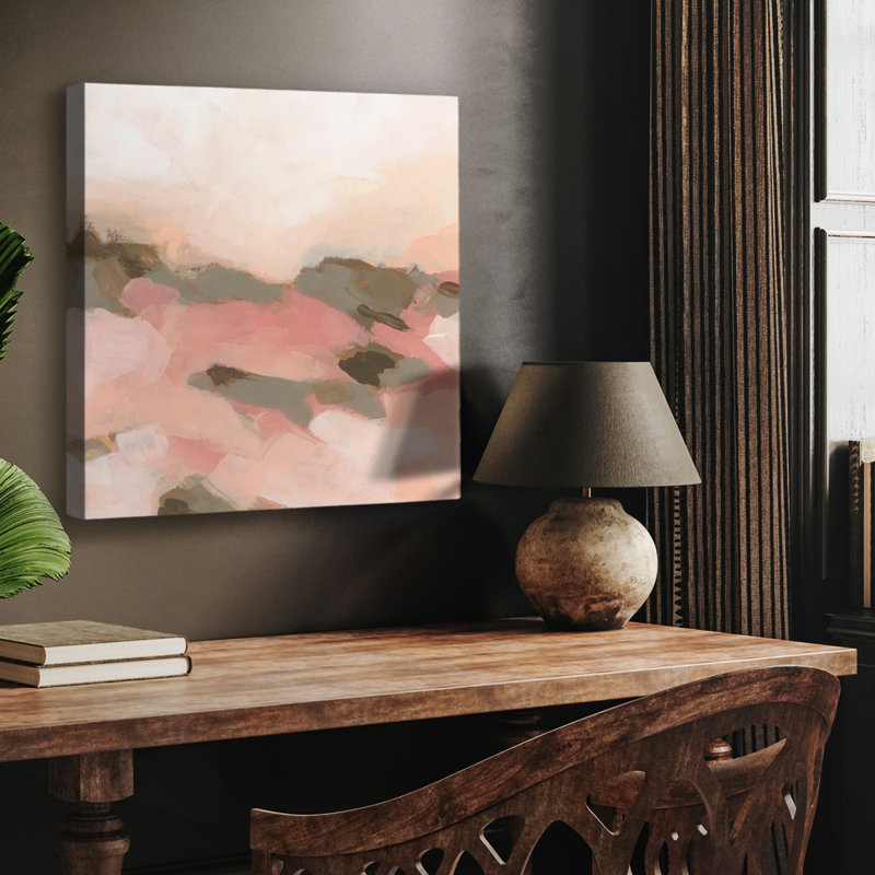 Desert Rose Valley I - galerie tendue sur mesure Cavas, H 60 po x l 40 po