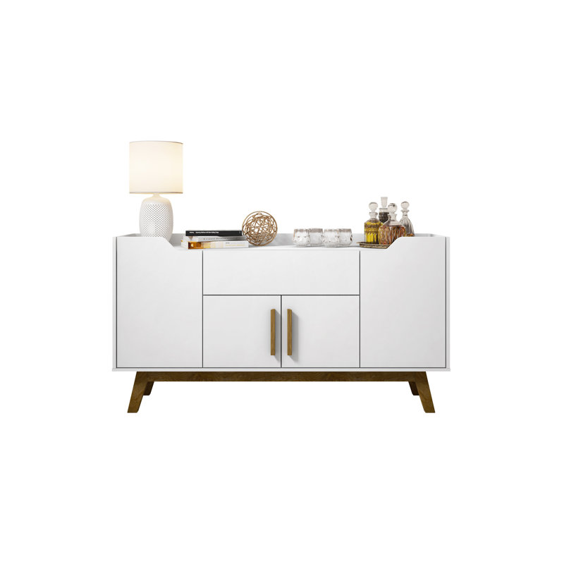 Buffet 1 tiroir 53,54 po Addie, Blanc