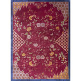 Artistic Antique Chinese Art Deco Wool Pile Room Size Area Rug