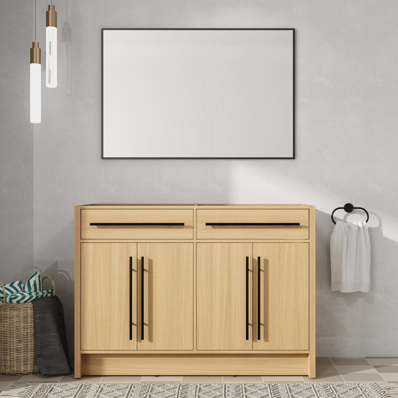 48'' Double Bathroom Vanity Base