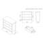 Commode décorative 3 tiroirs Frisco-274004712