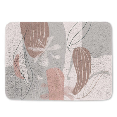 Ilanny Microfiber / Microsuede Non-Slip Bath Mat
