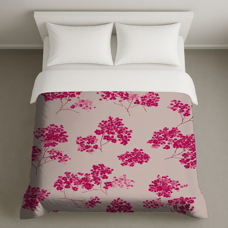 Housse de couette à motif floral Boho Boho, Grand lit