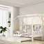 Lit en bois avec couchette et tablettes-226561723