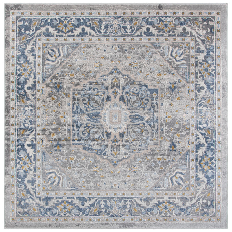 Palma 376 Performance Oriental Rug, 6'-7" X 6'-7" Square