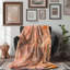 Jeté Sparkling Peach Hologram - 1 pièce Sherpa Premium-314081042