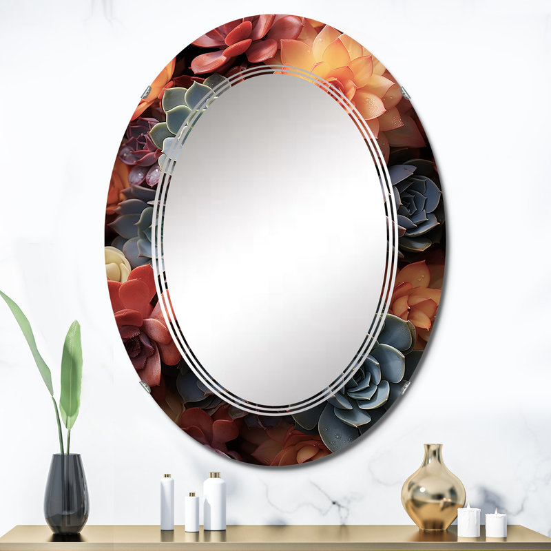 Powderville Oval Mirror, 36" x 24"