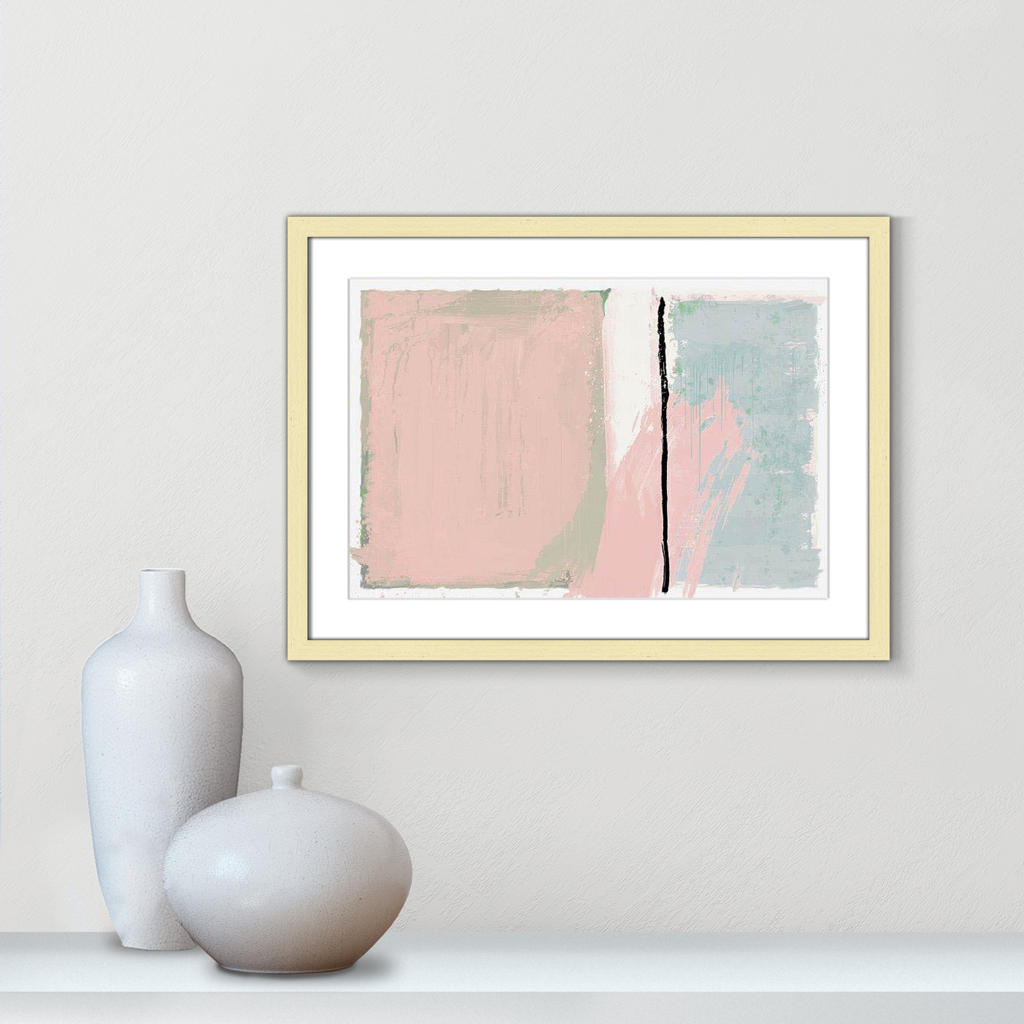 Pastel Opulance by Casa Fine Arts, Gold Box Picture Framed, White, 17" H x 23" W x 1.25" D