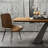 Simple dining table in solid wood-478155416