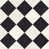 Checkerboard Adagio White & Nero Marquina