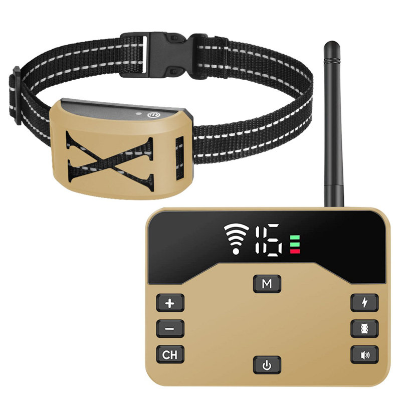 Clôture électrique sans fil pour chien, H 13,18 po x P 6,29 po, Gris