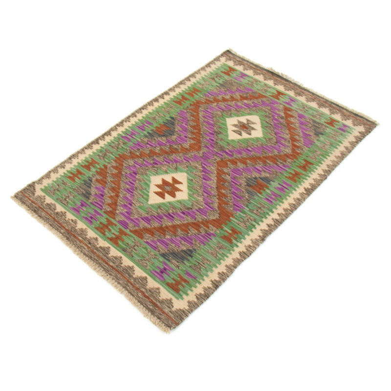 Geometric Hand Woven 80cm X 130cm Area Rug