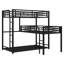 Faulks L Shape Triple Twin Bunk Bed