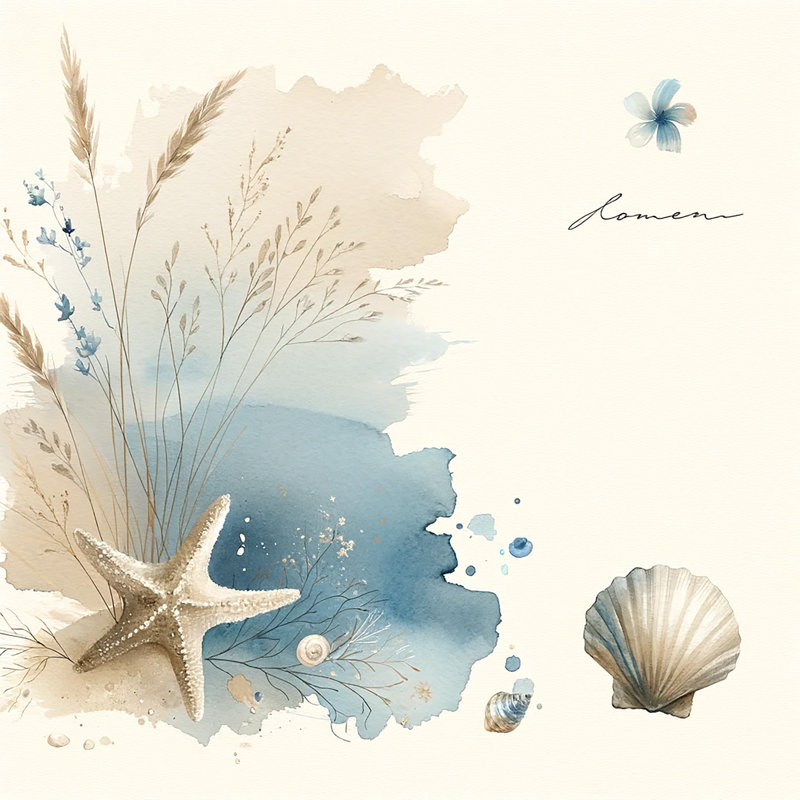Breezy Shores sur toile, H 20 po x l 20 po x P 1,5 po