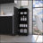 Miami Single Door Pantry, Four Shelves