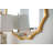 Round Sunburst Wall Mirror With Gold Finish