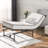 Electric Adjustable Bed Frame, Head And Foot Incline Bed Base With Low-noise Motor And Wired Remote Control-404910306