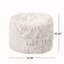Pouf rond en fausse fourrure 5 pieds, lavande
