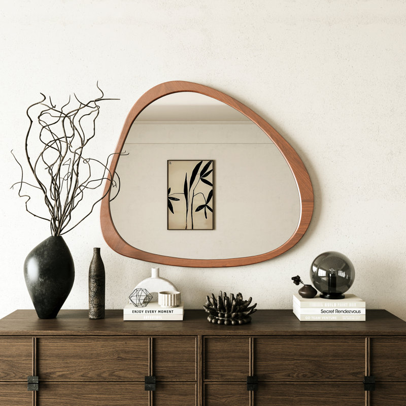 Miroir en bois massif 45 po