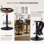 Tabouret de bar pivotant à hauteur réglable avec structure en métal-1832836080-1832836079