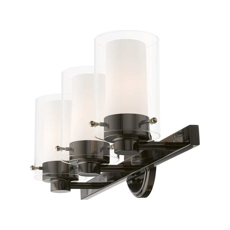 Armantas 3 - Light Dimmable Vanity Light, Polished Black Chrome