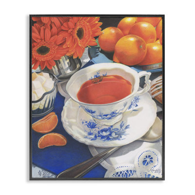 Citrus Tea Time Art by Mardell Schuster