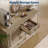 47" Farmhouse Sideboard Buffet Cabinet-1837157488