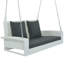 Banc de balançoire en osier avec coussin pour cour arrière-1795874751