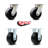 Kingpinle olefin Swivel Caster Set