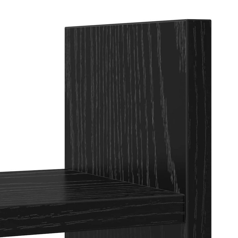 Manufactured Wood Desk Organiser, Black Oak